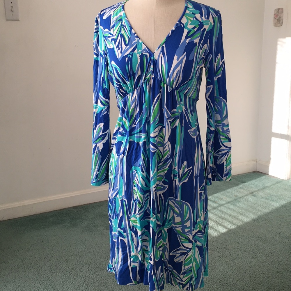 Lily Pulitzer Blue Patterned Dress